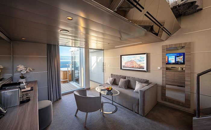 MSC Yacht Club Duplex Suite with whirlpool| MSC Cruises MSC Yacht Club Duplex Suite with whirlpool| MSC Cruises