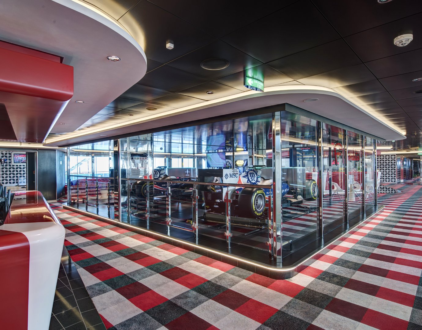 MSC Bellissima Entertainment F1 Simulators 05