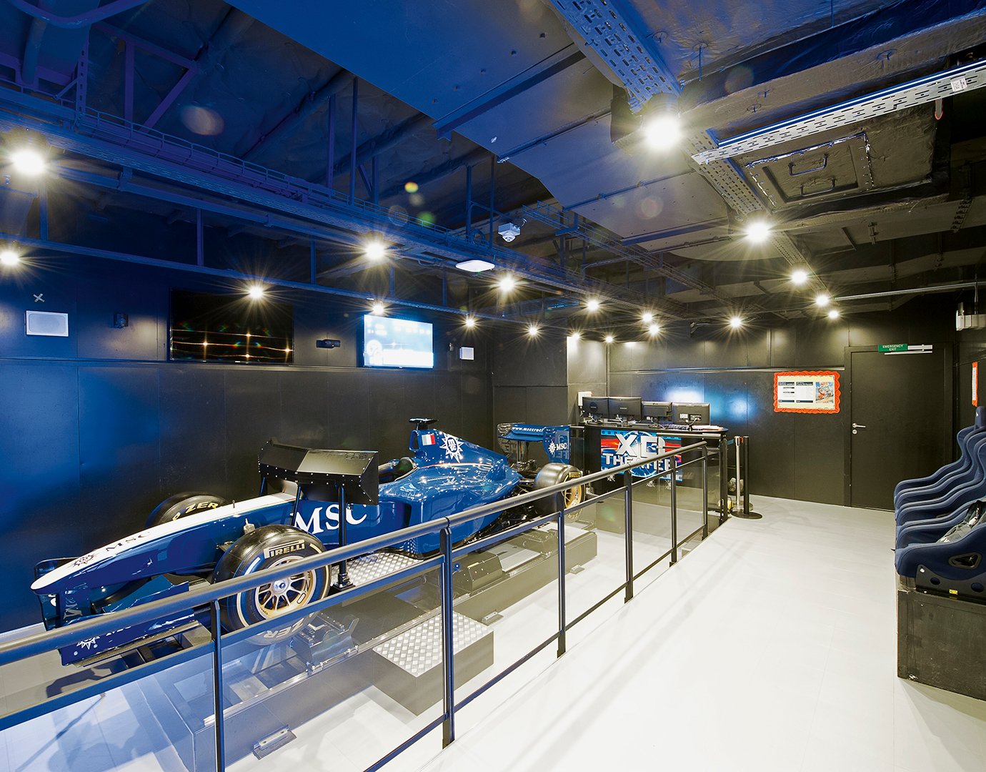 MSC Divina Entertainment F1 Simulator 03