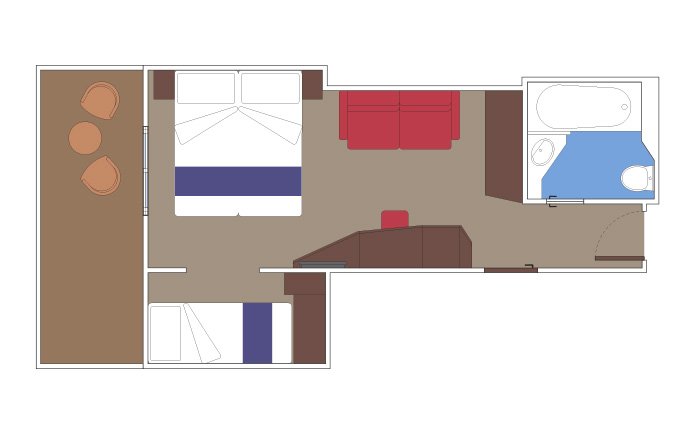 MSC Meraviglia | Balcony cabin