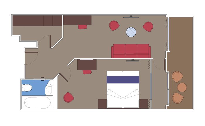 Grand Suite Aurea, MSC Seashore | MSC Cruises