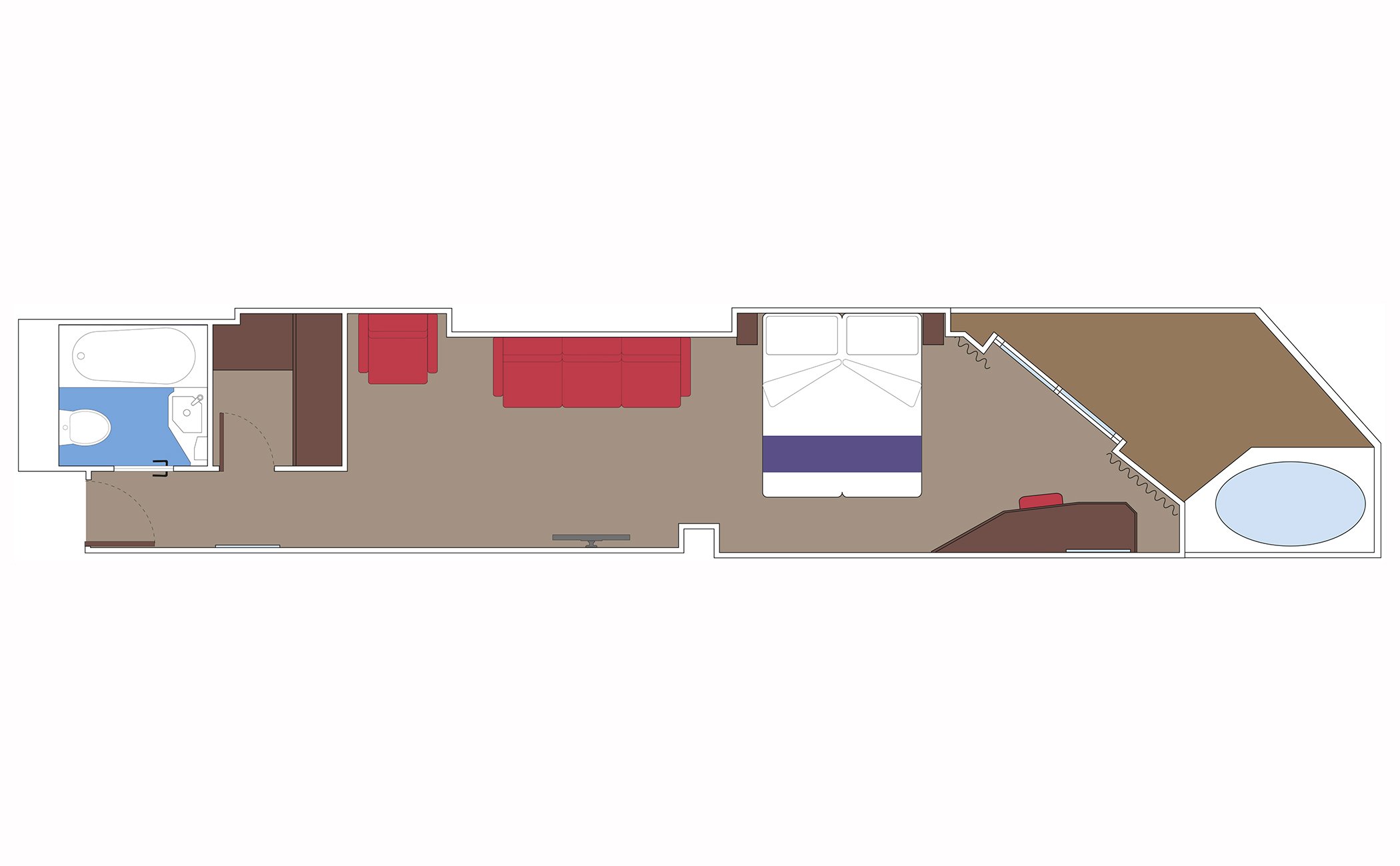 MSC Seaview Cabin: Suite With Whirlpool Bath 06 2d