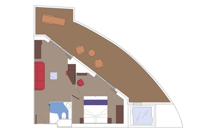 Premium Suite Aurea With Terrace and Whirlpool | MSC Virtuosa