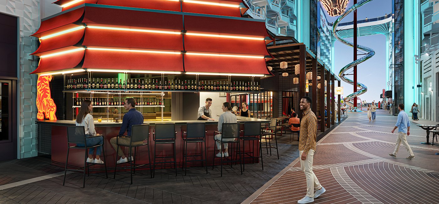 Pan-Asian Street Bar, MSC World Asia | MSC Cruises