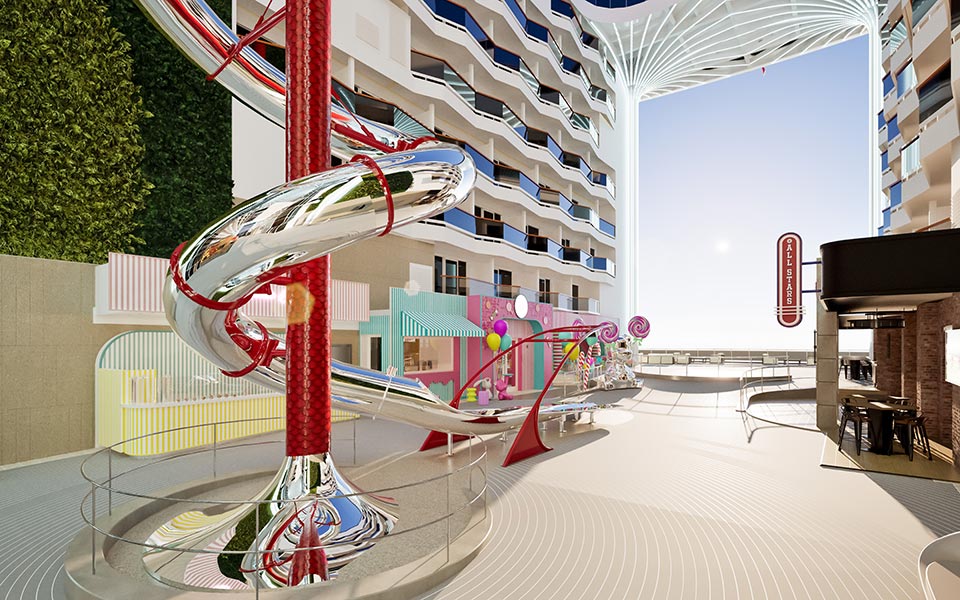 Outdoor promenade, MSC World Asia | MSC Cruises