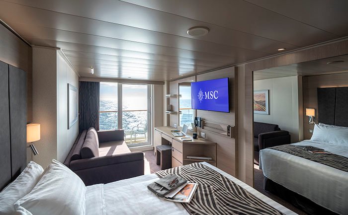 Deluxe Balcony, MSC World Europa | MSC Cruises