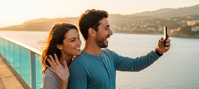 Couple on cruise ship, last minute cruise deals | MSC Cruises