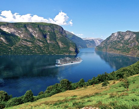 Cruises in Northern Europe, cruise ship in fjord, the norwegian fjords, cruise holiday | MSC Cruises